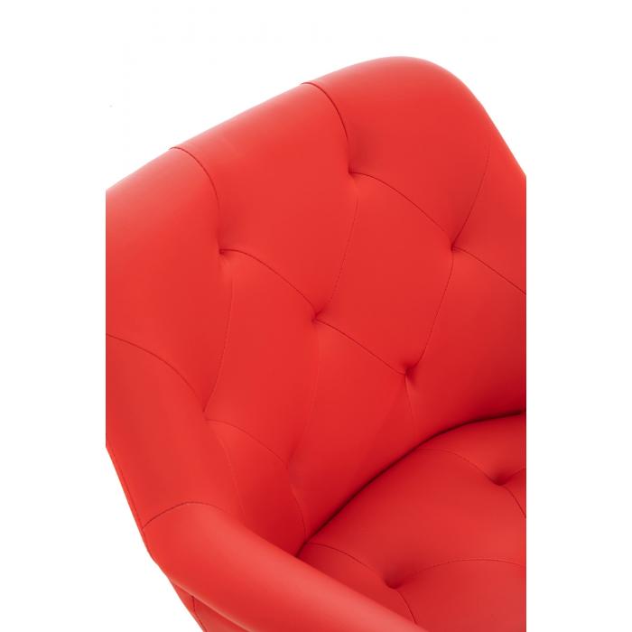 Esszimmerstuhl HLO-CP39 Kunstleder ~ rot