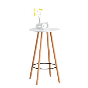 Stehtisch HLO-CP33 rund natura (rund) ~ wei
