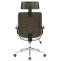 Brostuhl HLO-CP2 grau ~ wei/grau