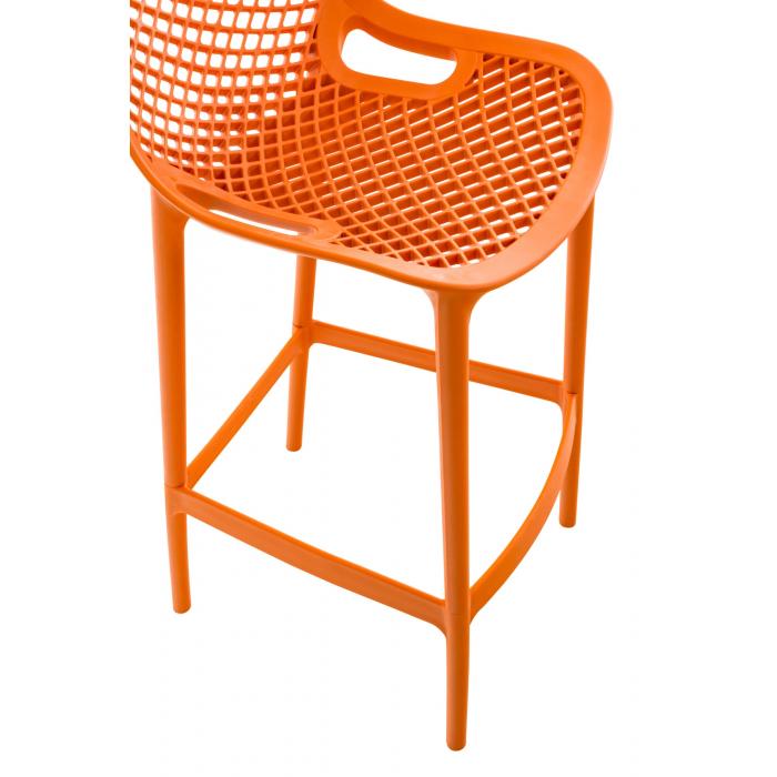 2er Set Barhocker HLO-CP57 ~ orange