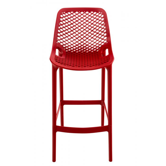 2er Set Barhocker HLO-CP57 ~ rot