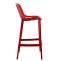 2er Set Barhocker HLO-CP57 ~ rot