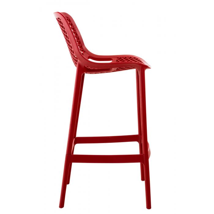 2er Set Barhocker HLO-CP57 ~ rot