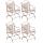 4er Set Sthle HLO-CP73 ~ antik braun