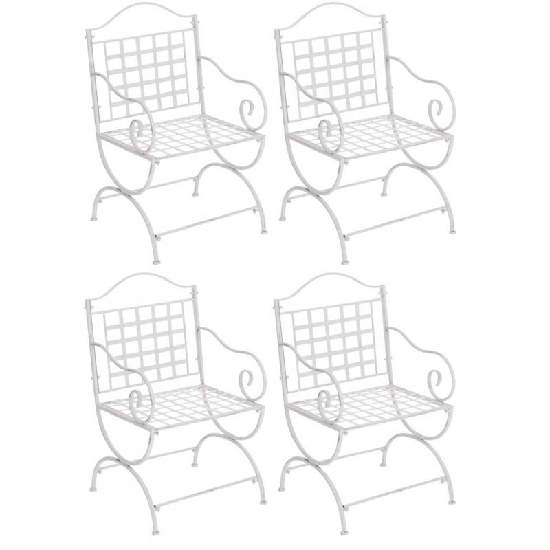 4er Set Sthle HLO-CP73 ~ antik wei