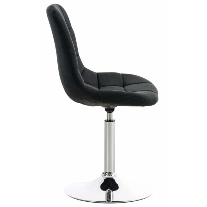 2er Set Sthle HLO-CP28 Stoff ~ schwarz