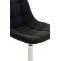 2er Set Sthle HLO-CP28 Stoff ~ schwarz
