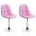 2er Set Sthle HLO-CP8 Kunstleder ~ pink