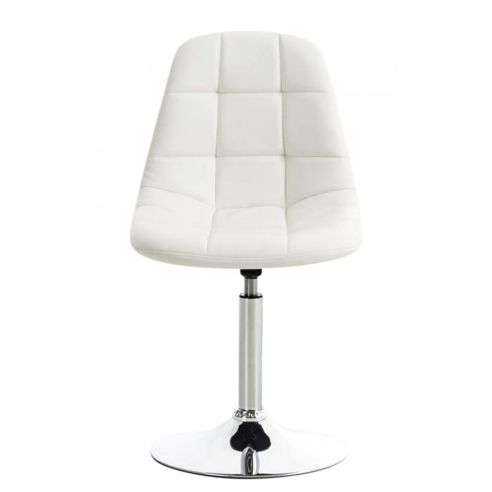 2er Set Sthle HLO-CP8 Kunstleder ~ wei