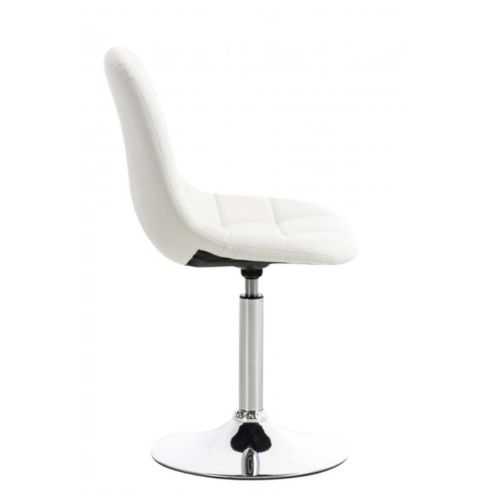 2er Set Sthle HLO-CP8 Kunstleder ~ wei