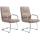 2er Set Sthle HLO-CP11 Stoff ~ taupe
