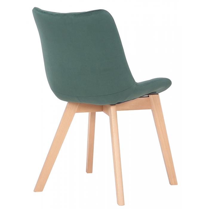 2er Set Esszimmersthle HLO-CP17 Samt ~ grn