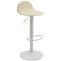 2er Set Barhocker HLO-CP27 V2 wei ~ creme