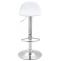 2er Set Barhocker HLO-CP27 V2 Chrom ~ wei