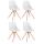 4er Set Sthle HLO-CP8 Kunstleder Rund natura ~ wei