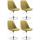 4er Set Sthle HLO-CP52 Stoff ~ grn