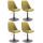 4er Set Sthle HLO-CP51 Stoff ~ grn