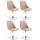 4er Set Sthle HLO-CP52 Stoff ~ taupe