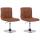 2er Set Lounger HLO-CP53 V2 Kunstleder ~ hellbraun