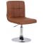 2er Set Lounger HLO-CP53 V2 Kunstleder ~ hellbraun