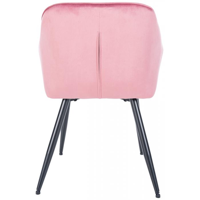 Besucherstuhl HLO-CP14 Samt ~ rosa