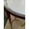 B-Ware (1x Platte hat Macken SK2) | 2er-Set Beistelltisch HWC-K46, Kaffeetisch Loungetisch Marmor-Optik MDF ~ wei-gold