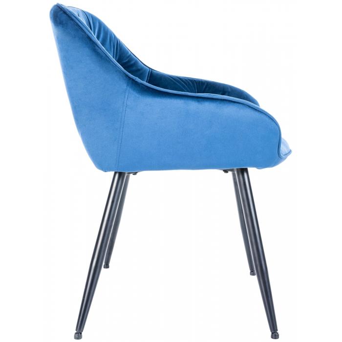 2er Set Esszimmersthle HLO-CP13 ~ blau