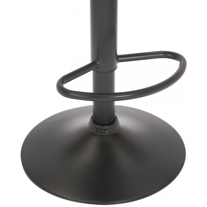 Barhocker HLO-CP231 Samt ~ schwarz