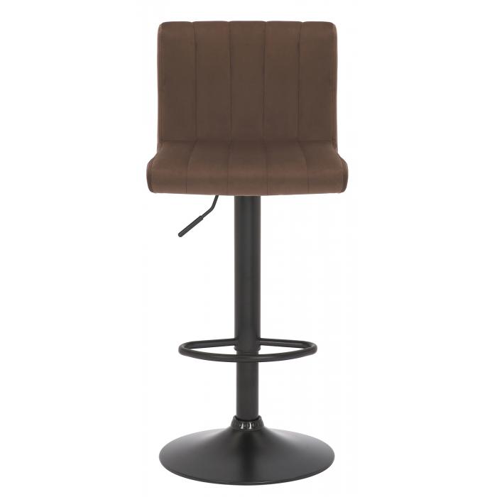 Barhocker HLO-CP231 Samt ~ braun