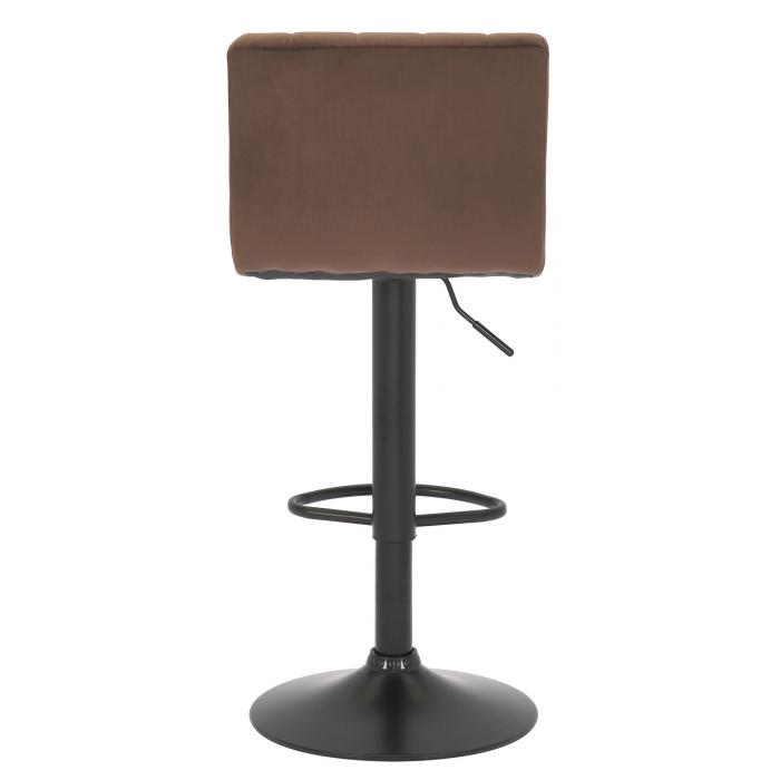 Barhocker HLO-CP231 Samt ~ braun