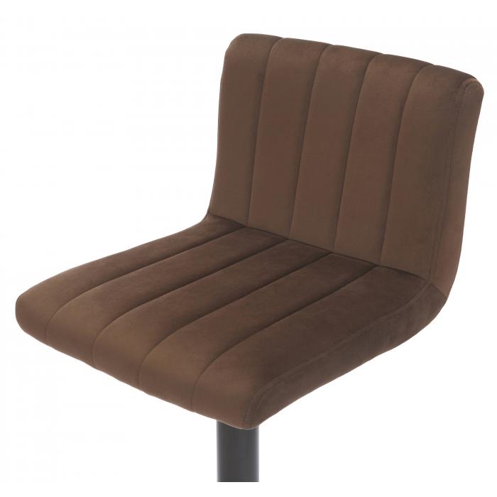 Barhocker HLO-CP231 Samt ~ braun