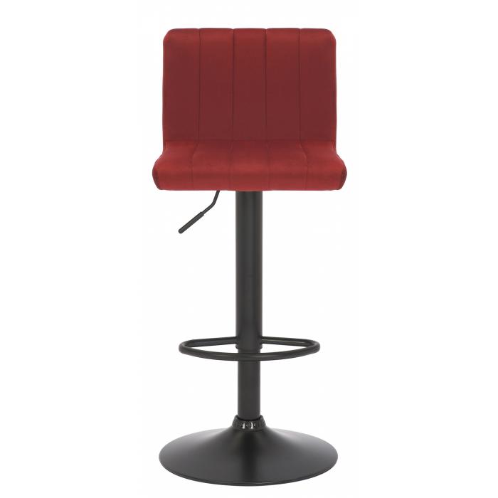 Barhocker HLO-CP231 Samt ~ rot