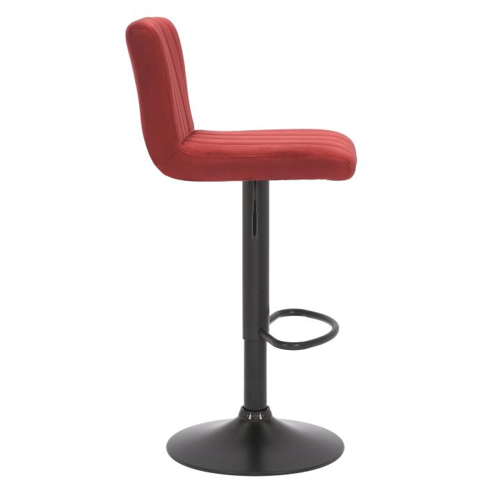 Barhocker HLO-CP231 Samt ~ rot