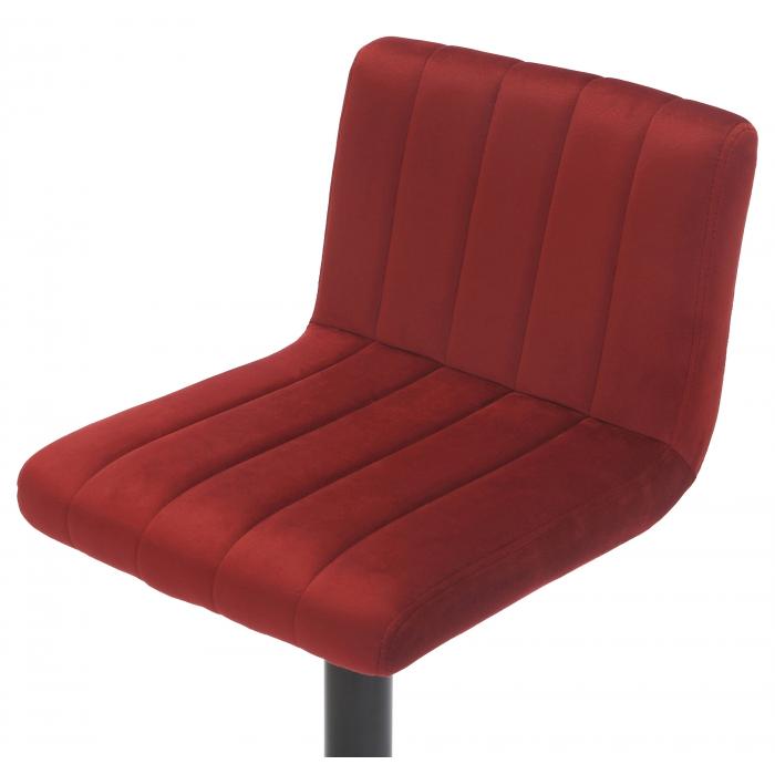 Barhocker HLO-CP231 Samt ~ rot