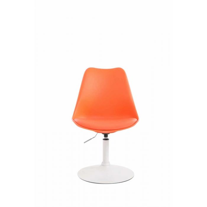 4er Set Esszimmersthle HLO-CP15 Kunststoff ~ orange