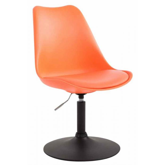 4er Set Esszimmersthle HLO-CP13 Kunststoff ~ orange
