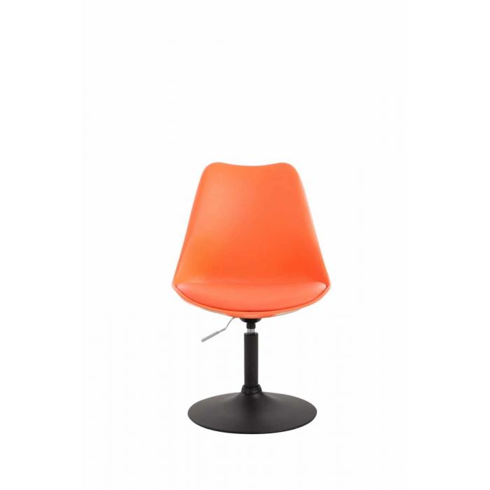 4er Set Esszimmersthle HLO-CP13 Kunststoff ~ orange