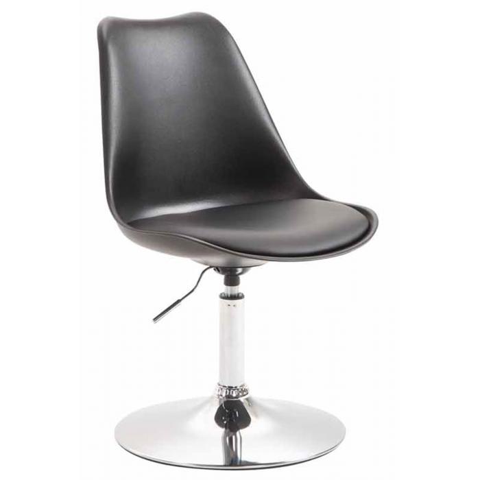 4er Set Esszimmersthle HLO-CP14 Kunststoff ~ schwarz