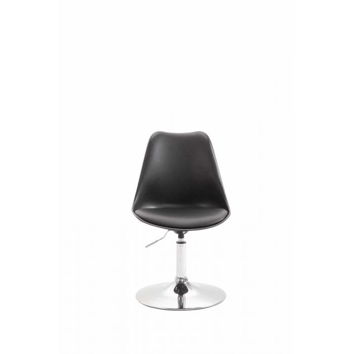 4er Set Esszimmersthle HLO-CP14 Kunststoff ~ schwarz