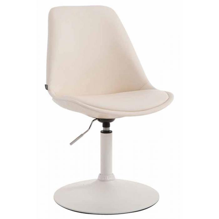 4er Set Esszimmersthle HLO-CP15 Kunstleder ~ creme