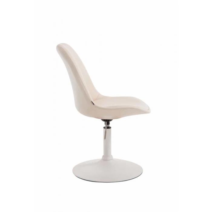 4er Set Esszimmersthle HLO-CP15 Kunstleder ~ creme