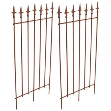 2er Set Rankgitter HLO-CP9 ~ antik braun