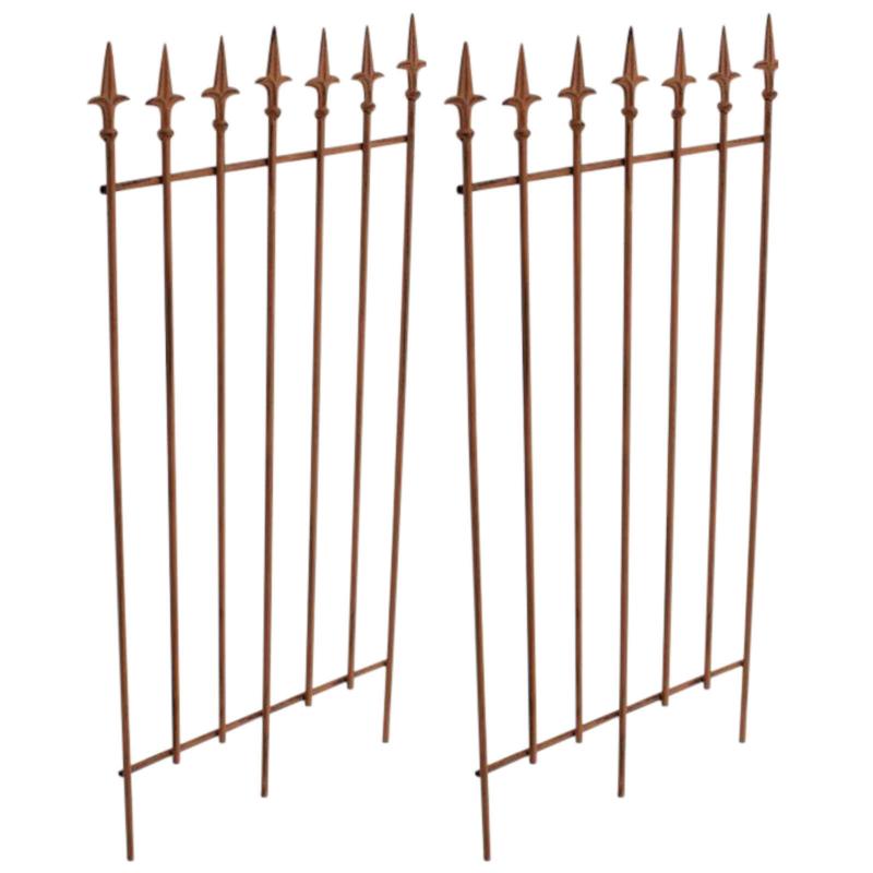 2er Set Rankgitter HLO-CP9 ~ antik braun
