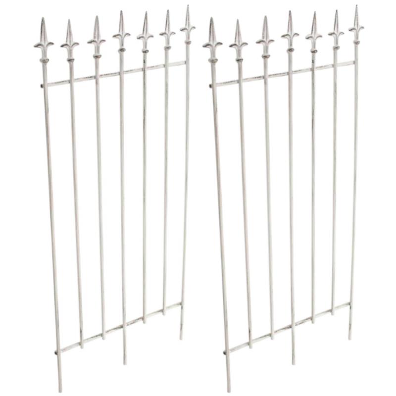 2er Set Rankgitter HLO-CP9 ~ antik wei