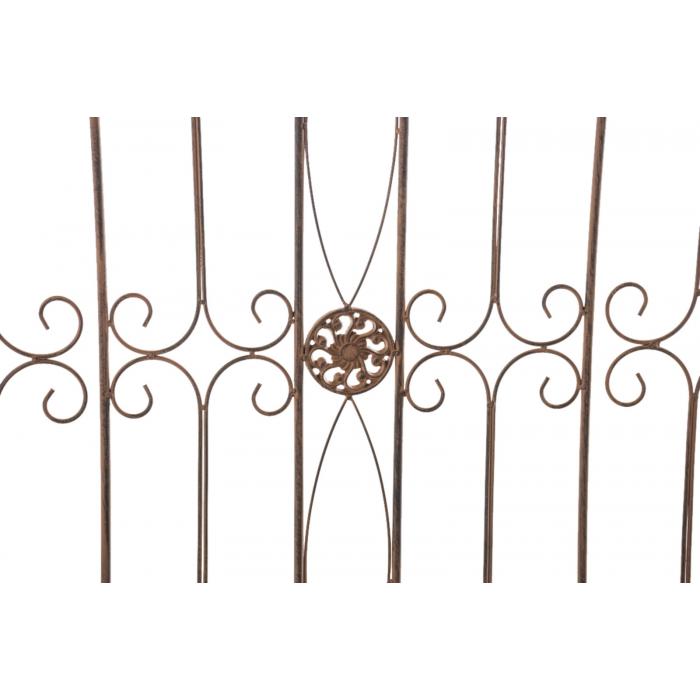 4er Set HLO-CP161 Gartenzune Mangold ~ antik braun