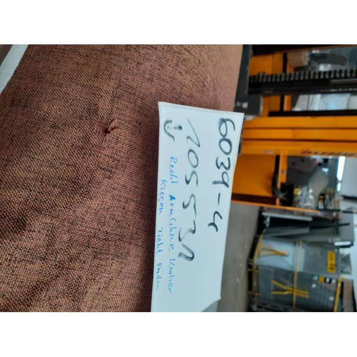 B-Ware (Kratzer SK2) | Schlafsofa HWC-M83, Couch, Schlaffunktion Bettkasten Liegeflche, 190x185cm ~ Stoff/Textil braun