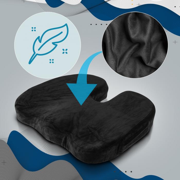 Ergonomisches Sitzkissen HLO-CP3 V2 ~ schwarz