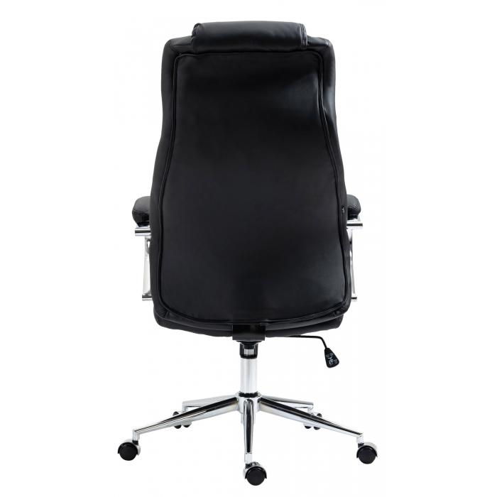 Brostuhl HLO-CP145 Echtleder ~ schwarz