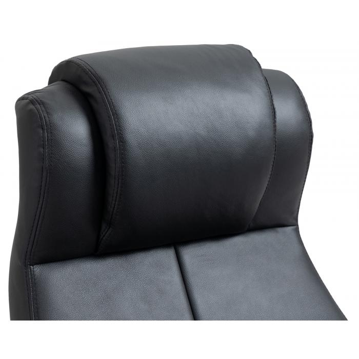 Brostuhl HLO-CP145 Echtleder ~ schwarz