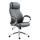 Brostuhl HLO-CP145 Echtleder ~ grau
